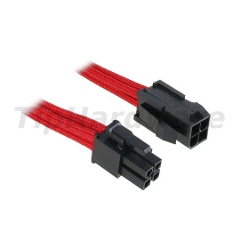 BitFenix 4-Pin ATX12V Extension Cable 45cm - sleeved red/black