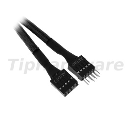 BitFenix internal Audio Extension Cable 30cm - sleeved black/black